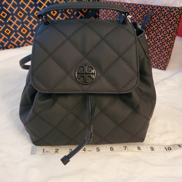 BRAND NEW WITH TAG! TORY BURCH WILLA MATTE BACKPACK - Picture 3 of 14